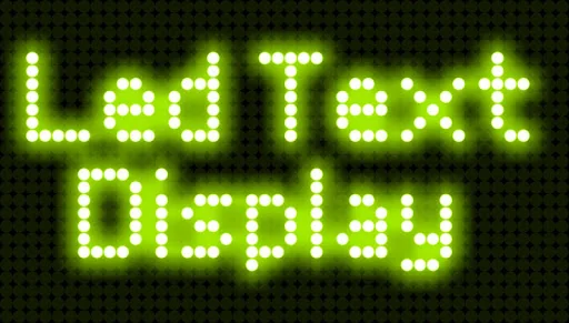 LED Scrolling Text Display