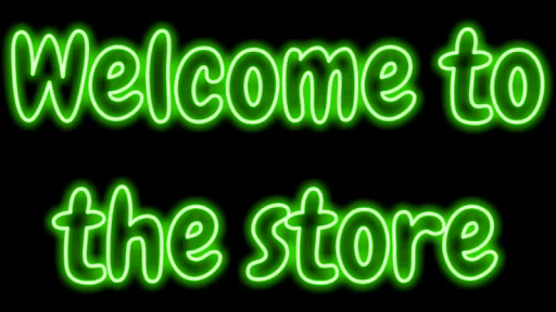 Neon Light Board ScrollingText