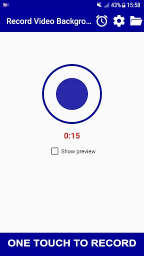 Record Video Background