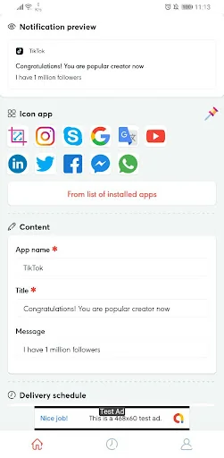 Funny notification
