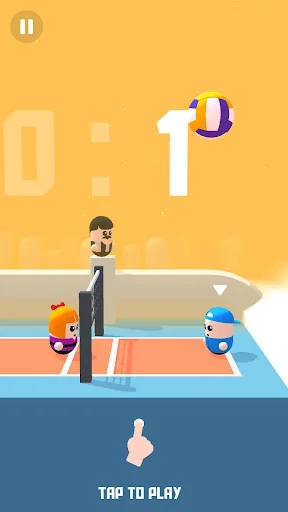 Volley Beans Fun Sports Battle screenshot 1