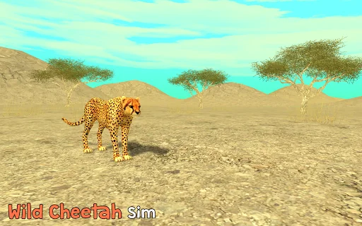 Wild Cheetah Sim 3D screenshot 1
