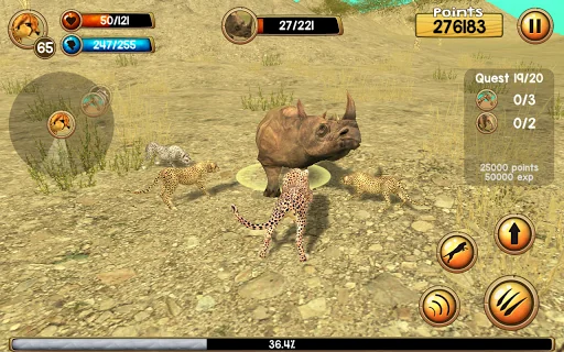 Wild Cheetah Sim 3D screenshot 2