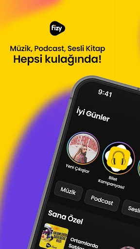 fizy - Music & Podcast screenshot 1