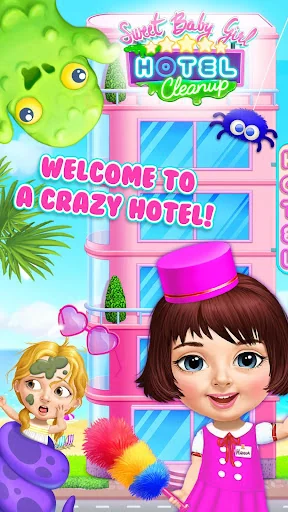 Sweet Baby Girl Hotel Cleanup