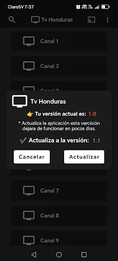 Tv Honduras screenshot 2