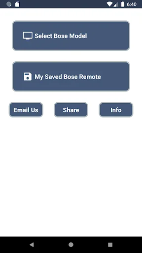 Bose TV Remote screenshot 1