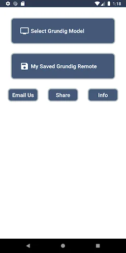Grundig TV Remote Control screenshot 1