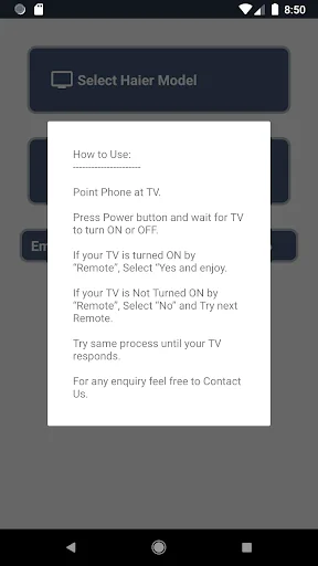 Haier TV Remote screenshot 2