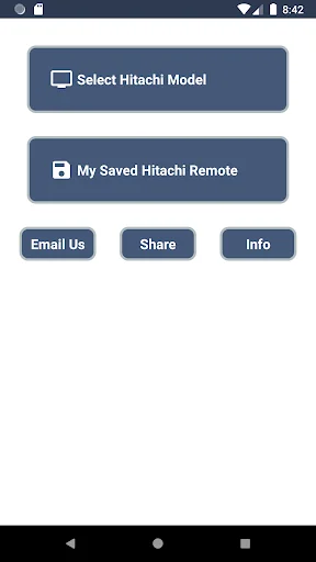 Hitachi TV Remote screenshot 1