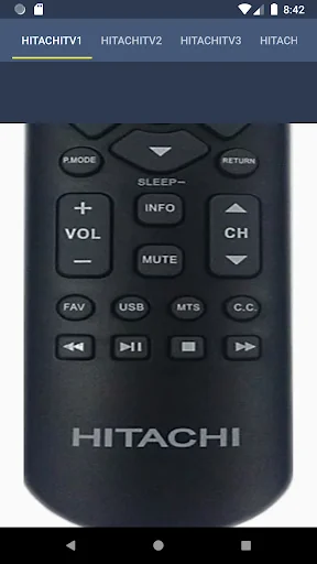 Hitachi TV Remote screenshot 3