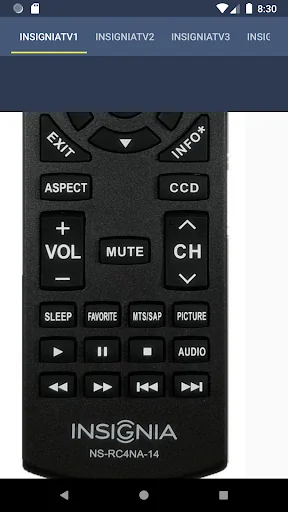 Insignia TV Remote screenshot 3