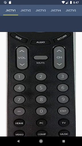JVC TV Remote screenshot 3