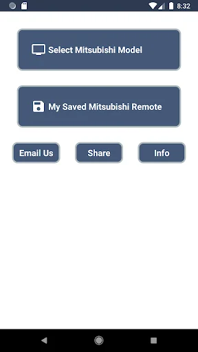 Mitsubishi TV Remote screenshot 1