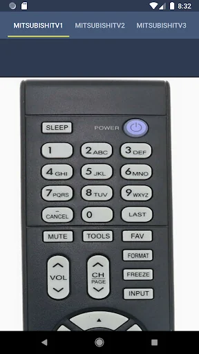 Mitsubishi TV Remote screenshot 3