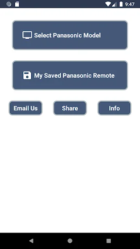 Remote Control for Panasonic T