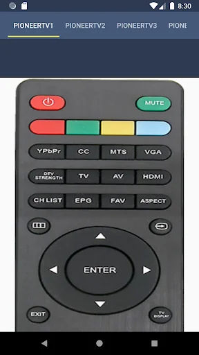 Pioneer TV Remote screenshot 2