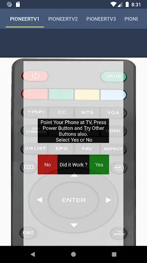 Pioneer TV Remote screenshot 4
