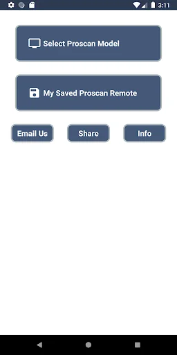 Proscan TV Remote Control