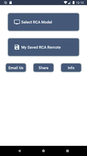 RCA TV Remote screenshot 1