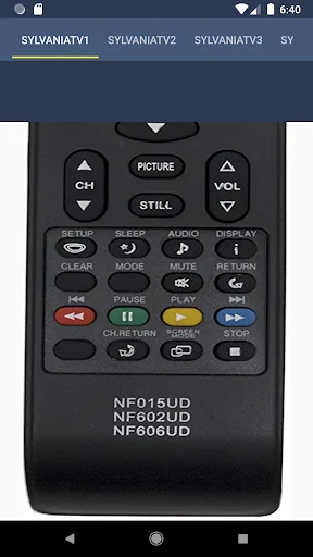 Sylvania TV Remote screenshot 3