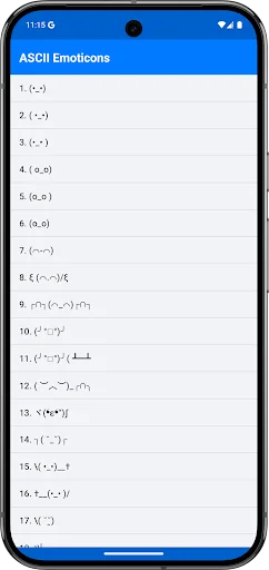 ASCII Emoticons