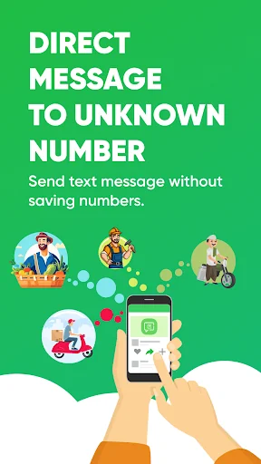 Message Unknown Number ChatApp