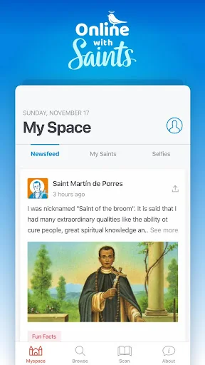 Online with Saints screenshot 1