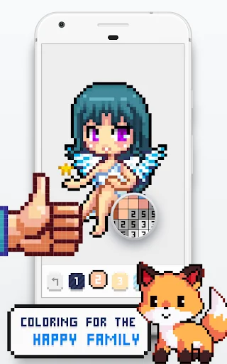 Pixel Art Coloring By Numbers screenshot 1