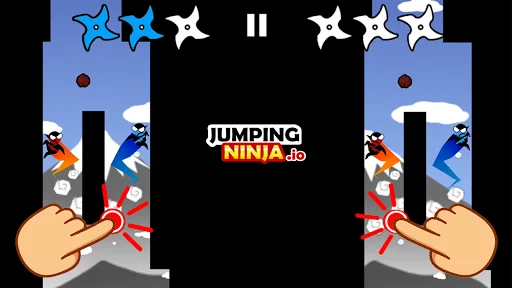 Jumping Ninja Party 2 Player screenshot 1