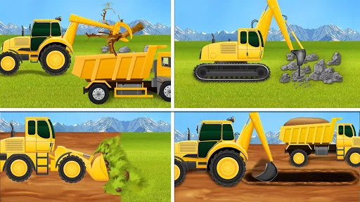 House Construction Trucks Game
