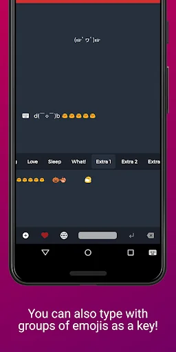 Le Face Keyboard: Custom Keys screenshot 2
