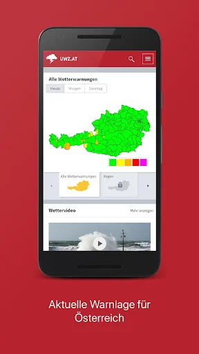 UWZ Österreich: Gewitter Sturm