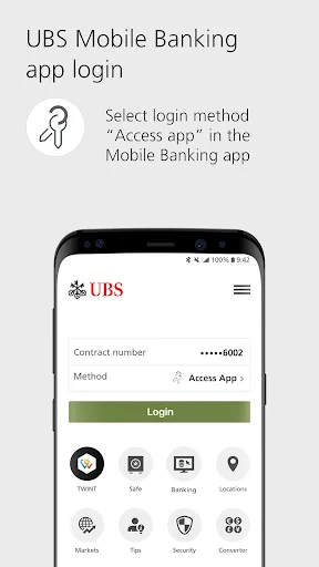 UBS Access: Secure login screenshot 3