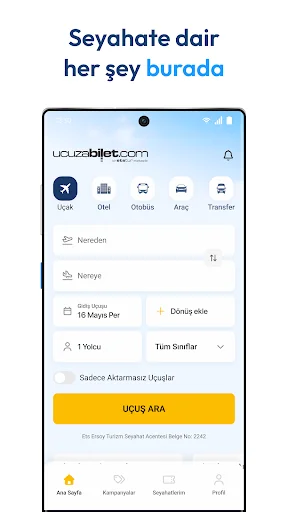 Ucuzabilet - Flight Tickets screenshot 1