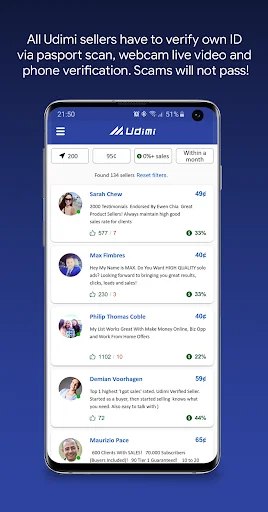 Udimi – Buy Solo Ads screenshot 2