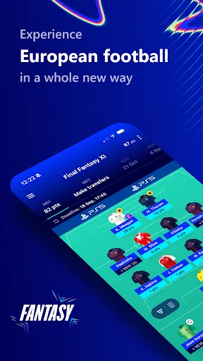 UEFA Gaming: Fantasy Football screenshot 1