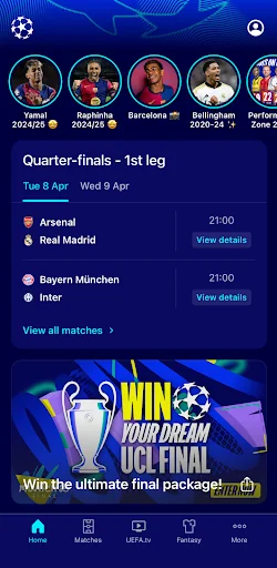 UEFA Champions League Official screenshot 1