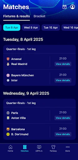 UEFA Champions League Official screenshot 2