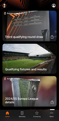 UEFA Europa League Official screenshot 1