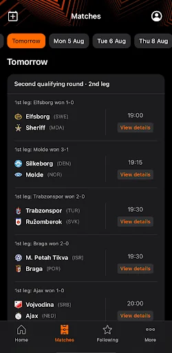 UEFA Europa League Official screenshot 3