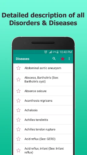 Diseases Dictionary Offline screenshot 1
