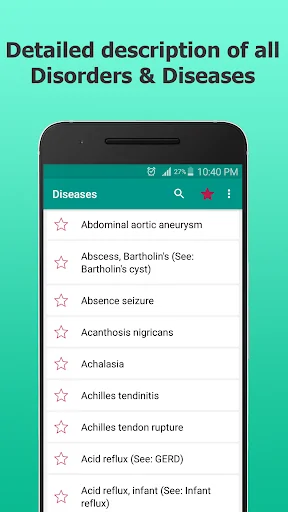Diseases Dictionary Offline screenshot 1
