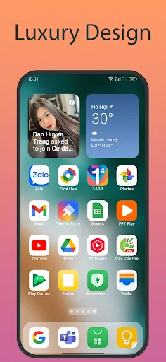 OS 26 Launcher - Phone 16 Pro screenshot 1