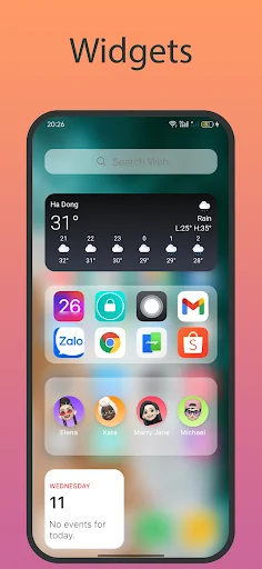 OS 26 Launcher - Phone 16 Pro screenshot 4