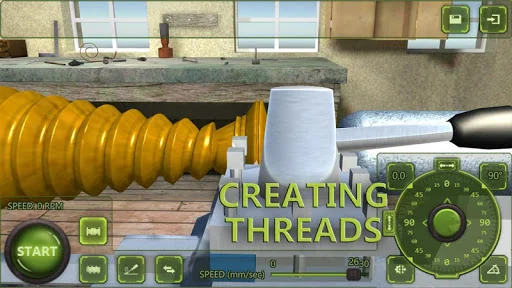 Lathe Machine 3D: Turning Sim screenshot 4