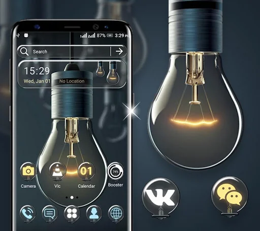 Bulb Launcher Theme screenshot 1