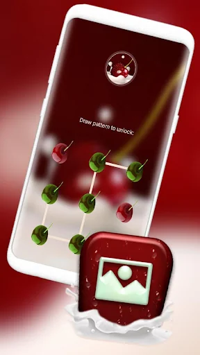 Red Cherry Launcher Theme screenshot 4