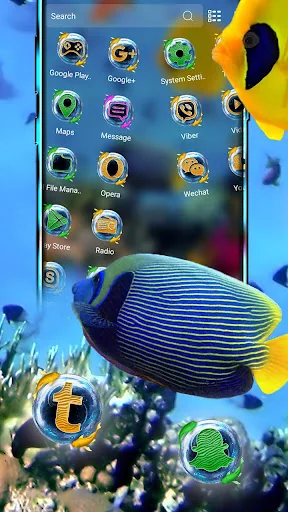 Sea World Launcher Theme screenshot 4