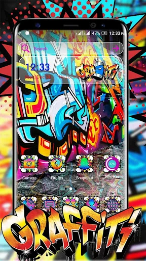Street Graffiti Launcher Theme